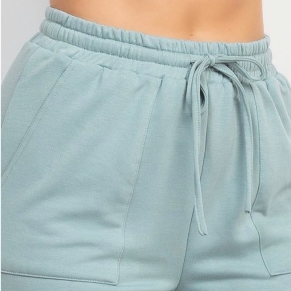 Sage green  2-piece jogger set. - Picture 4 of 4